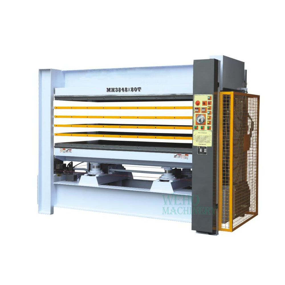Wood lamination hot press machine