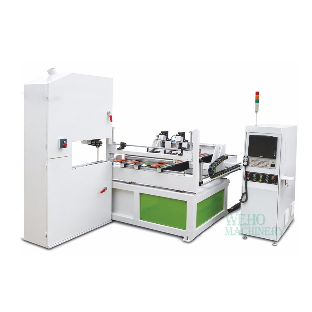 CNC woodworking vertical band saw machine
